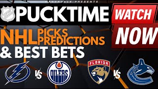 NHL Predictions Picks amp Odds  Lightning vs Oilers  Panthers vs Canucks  PuckTime Dec 14 [upl. by Trygve]