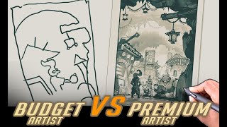 Are you a BUDGET artist or a PREMIUM artist [upl. by Euqinemod734]