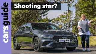 Family wagon 2024 Genesis G70 review Shooting Brake  Better bet than new BMW 3 Series Touring [upl. by Rannug]