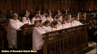 BBC TV Choral Evensong York Minster 1996 Philip Moore [upl. by Yblok146]