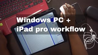 PaperlessStudent My Windows PC and iPad pro workflow Paperless Productivity [upl. by Lili341]