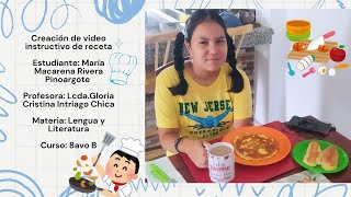 Video instructivo de receta 👩🏻‍🍳🍳🥐 [upl. by Zamir]