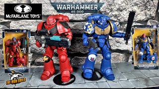 McFARLANE Toys Warhammer 40K ASSAULT INTERCESSOR HELLBLASTER Figures Review [upl. by Emile]