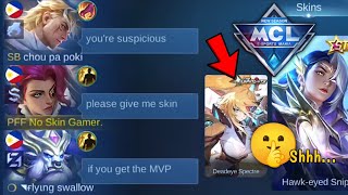 LESLEY quotNO SKINquot PRANK IN MCL🤫 PART 2  LESLEY NEW ASPIRANTS SKIN quotDEADEYE SPECTREquot MCL GAMEPLAY [upl. by Rhee]