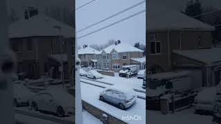 Snowfall in UK 2022  snowing  snowfalluk snow basingstoke snow isle of wight united kingdom snow [upl. by Laeno]