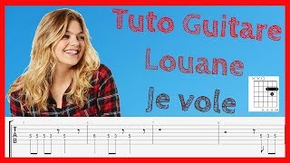 Louane  Je vole  tablature guitare et chant facile [upl. by Boleyn374]