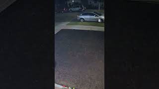 Suspicious Guy Checking Car Door at Night  Caught on CCTV Camera  trend [upl. by Nyledam]