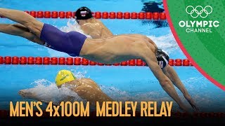 Michael Phelps Last Olympic Race  Swimming Mens 4x100m Medley Relay Final  Rio 2016 Replay [upl. by Nnaitsirhc857]