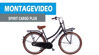 Spirit Transportfiets Cargo Plus montage video [upl. by Jolanta]