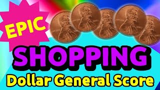 SHOCKED 4th of July PENNY HAUL  DOLLAR GENERAL 2024 [upl. by Analli169]