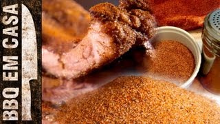 RECEITA DE TEMPERO PARA CHURRASCO  DRY RUB TEMPERO ESPECIAL [upl. by Keeley]