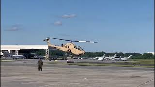 Cobra helicopter take off  Peachtree DeKalb airport Atlanta Georgia cobrahelicopter [upl. by Navillus]