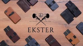 Ekster®  Slim Leather Wallets  RFID Blocking  Quick Card Access  Premium Leather [upl. by Linnell]