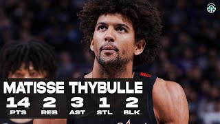 MATISSE THYBULLE HAD HIMSELF A GAME DROPS 14PTS vs LAKERS FULL HIGHLIGHTS [upl. by Enirak]