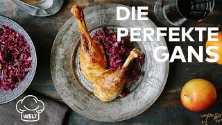 ULTIMATIVES GÄNSEBRATENREZEPT So gelingt der perfekte Festtagsbraten  WELT Rezepte [upl. by Rafaelia]