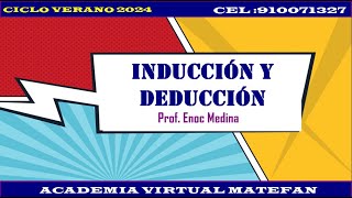 INDUCCIÓN Y DEDUCCIÓN [upl. by Ennahtebazile]