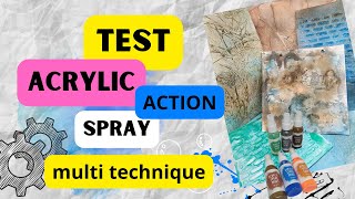 TUTOÂ TEST des ACRYLIC SPRAY PAINT de chez ACTIONÂ etÂ des IDEES DUTILISATIONÂ Â MON AVIS SUR LE PRODUIT [upl. by Niroc]