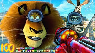 INSANE Madagascar Zombies Easter Egg Boss Fight COD BO3 Zombies [upl. by Fredenburg]