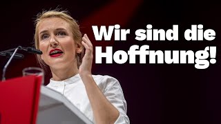 Ines Schwerdtner quotWir sind das Gegenteil der Angst wir sind die Hoffnungquot [upl. by Huoh]