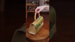 Discover your favorite Mulberry Silk Bamboo Handle Square Handbag chinoiserie handbags luxury [upl. by Aneeled]