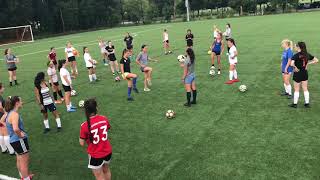 Proprioception Work at Foley Athletic Advising Soccer Bootcamp [upl. by Amikehs23]