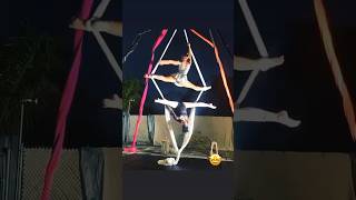 RES Aeriallia Amazing Aerial Silks Performance Short aerial [upl. by Oirad]