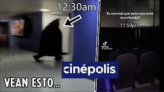 Algo EXTRAÑO ESTÁ PASANDO en CINEPOLIS en LA ULTIMA FUNCION aparecen grabaciones [upl. by Fedora]