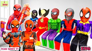 What If Many Spider man in 1 HOUSE KID SPIDERMAN uses powers of NEW HERO amp Rescue people MORE [upl. by Mharba713]