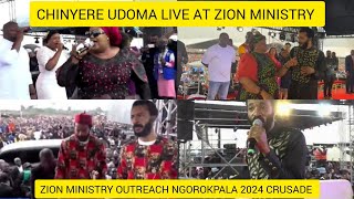 ZION MINISTRY OUTREACH  EVANG EBUKA OBI AND CHINYERE UDOMA LIVE AT ZION MINISTRY IMO STATE [upl. by Yadahs]