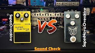 SD1 vs Supernova Overdrive Sound Check [upl. by Morvin]