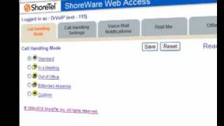 ShoreTel Communicator and Broswer Options [upl. by Doroteya]