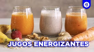 JUGOS ENERGIZANTES  ENERGÍA PARA TODO EL DÍA 🧃 [upl. by Etheline]