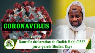 Urgent Nouvelle déclaration de Cheikh Mahi CISSE porteparole Médina Baye sur la pandémie [upl. by Avah]