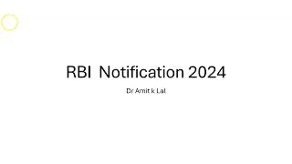 RBI Grade B 2024 Notification Out now [upl. by Nhguav]