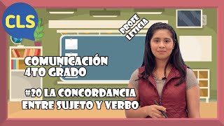 20 Concordancia entre sujeto y verbo Comunicación​ 4° [upl. by Askwith899]