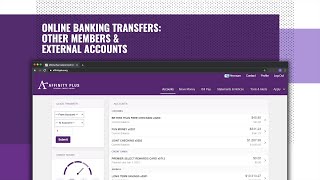 Affinity Plus Online Banking Transfers to Other Members amp External Accounts [upl. by Gaven85]