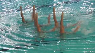 CAMPIONATI ITALIANI ASSOLUTI DI NUOTO SINCRONIZZATO 1°ESERCIZIO CUNEO 5  2  2017 [upl. by Yojenitsirk]