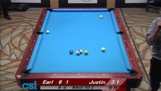 CSI 2013 US Open One Pocket Strickland vs Hall [upl. by Austin]