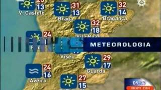 RTP1  Weather forecast  Meteorologia [upl. by Areik640]