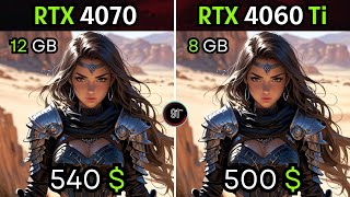 I Benchmark RTX 4070 and RTX 4060 Ti to Find the BEST [upl. by Minsk122]