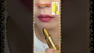 Viral Golden Magic Lipstick 🌟💄 Colour Changing Lipstick❤️  Shade Deep Red ornatebeauty [upl. by Eirrem303]