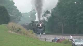 Norfolk amp Western JClass 611 Train 958 at Shawsville 7315 [upl. by Yelnet]