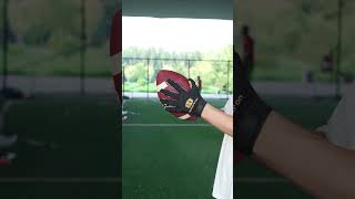 Comfortable fit grip is great NFL lineman nfl americanfootballteam americanfootballcoach [upl. by Sedinoel]