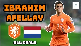 Ibrahim Afellay  All 7 Goals for Netherlands [upl. by Einwahs]