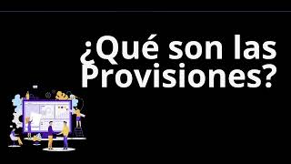 Las provisiones contables [upl. by Olette]