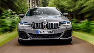 2020 BMW 545e xDrive G30 LCI  driving scenes [upl. by Spindell]