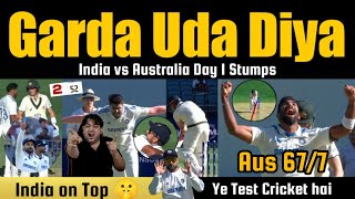 Gazab Fight Back 😱 Brilliant bowling by Bumrah amp Siraj Rana 🔥 India Vs Australia 1st Test Perth Day1 [upl. by Gian]