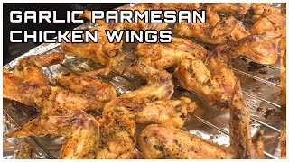 BAKED GARLIC PARMESAN CHICKEN WINGS RECIPES  Arce Amor [upl. by Rellia]