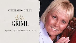 Rita Grime Celebration of Life Part 2 Audio Problems [upl. by Lynea]