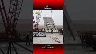 Vinç İş Kazası  Crane Work Accident crane vinç crane safety isg işgüvenliği [upl. by Pritchett]